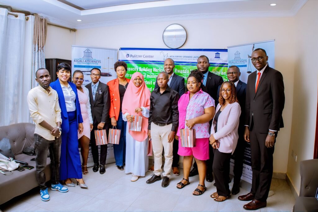 Award-winning investigative journalists recognized in Kigali for exposing environmental crimes in Rwanda.